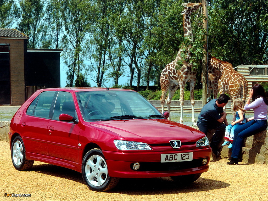 Peugeot 306 5-door 1997–2002 wallpapers (1024 x 768)