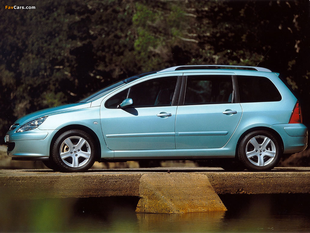 Peugeot 307 SW 2002–05 images (1024 x 768)