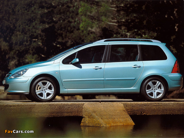 Peugeot 307 SW 2002–05 images (640 x 480)