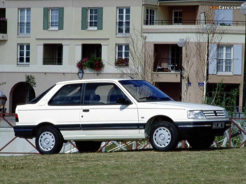 Peugeot 309 3-door 1989–93 wallpapers (800 x 600)