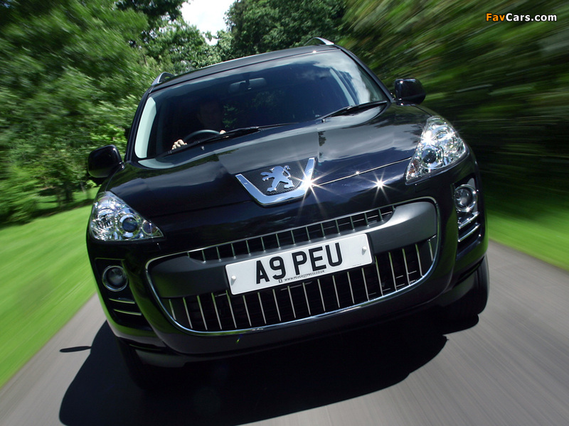 Photos of Peugeot 4007 UK-spec 2007–12 (800 x 600)