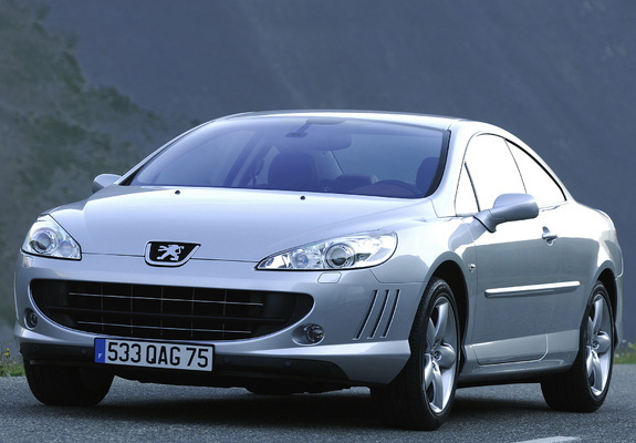 Peugeot 407 Coupe 2005–10 pictures