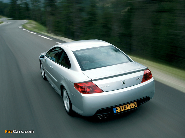 Peugeot 407 Coupe 2005–10 pictures (640 x 480)