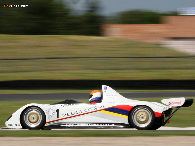 Images of Peugeot 905 Spider 1992 (800 x 600)