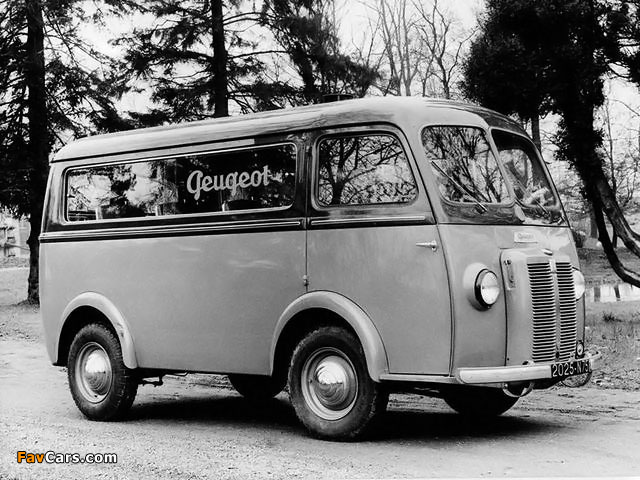 Photos of Peugeot D4A Post Van 1955–60 (640 x 480)