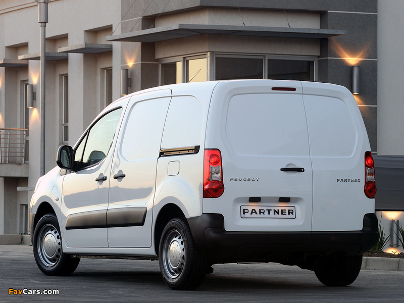 Peugeot Partner Van ZA-spec 2008–12 images (800 x 600)