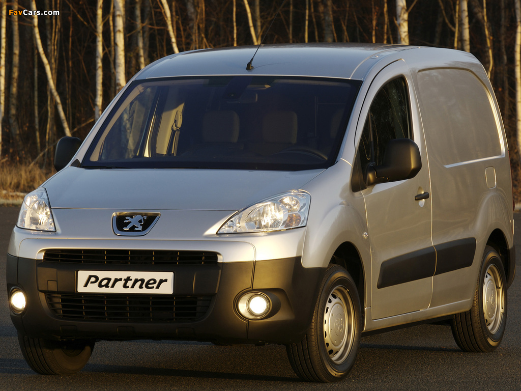 Peugeot Partner Van 2008–12 images (1024 x 768)