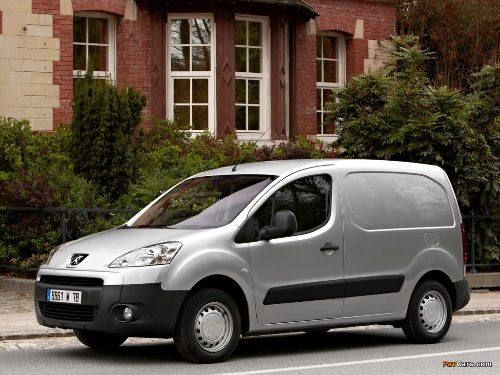 Peugeot Partner Van 2008–12 wallpapers (1024 x 768)