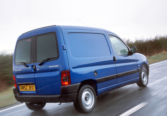 Photos of Peugeot Partner Van UK-spec 2002–08