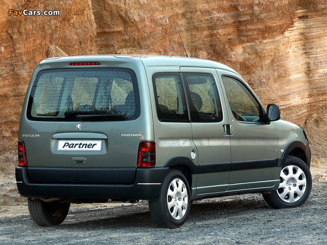 Photos of Peugeot Partner ZA-spec 2002–08 (640 x 480)