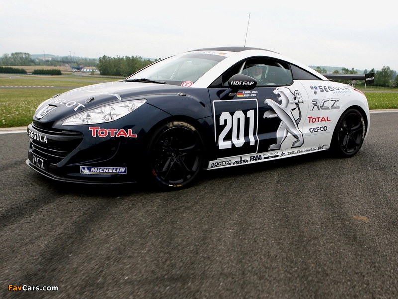 Peugeot RCZ Race Car 200ANS 2010 photos (800 x 600)