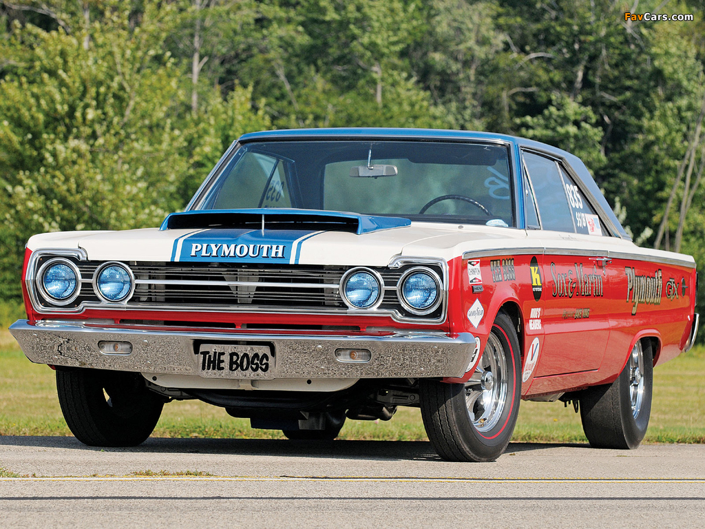 Plymouth Belvedere Hemi RO23 Hardtop Coupe Race Car 1967 wallpapers (1024 x 768)