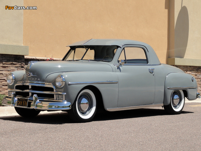 Images of Plymouth DeLuxe Business Coupe (P19) 1950 (640 x 480)