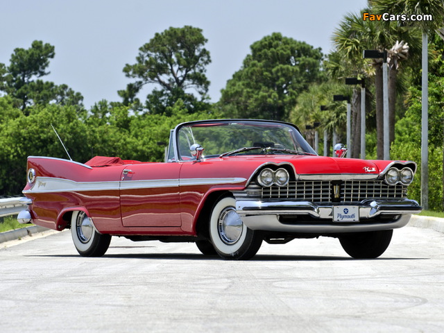 Plymouth Sport Fury Convertible (27) 1959 pictures (640 x 480)