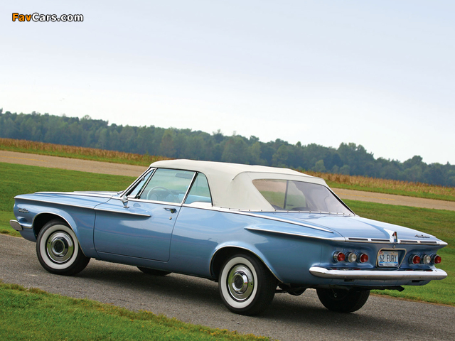 Plymouth Sport Fury Convertible (345) 1962 wallpapers (640 x 480)