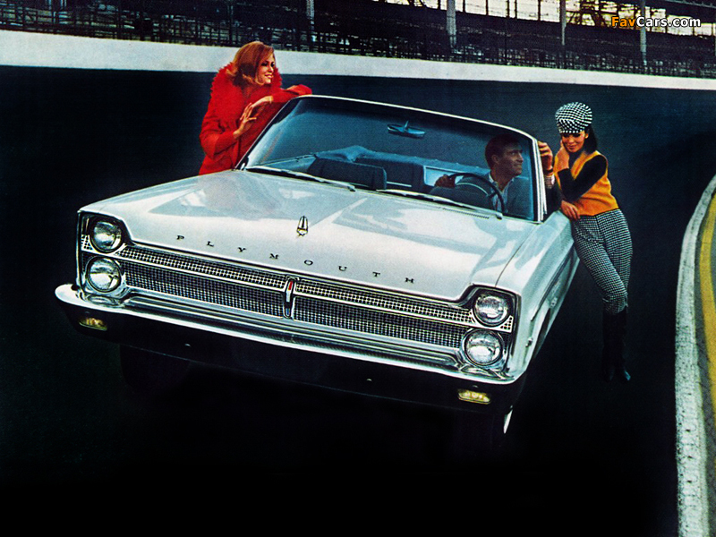Plymouth Sport Fury Convertible Indy 500 Pace Car (P45) 1965 wallpapers (800 x 600)