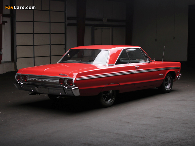 Plymouth Sport Fury Hardtop Coupe (P42) 1965 wallpapers (640 x 480)