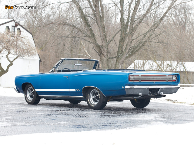 Plymouth GTX 426 Hemi Convertible (RS27) 1968 pictures (640 x 480)