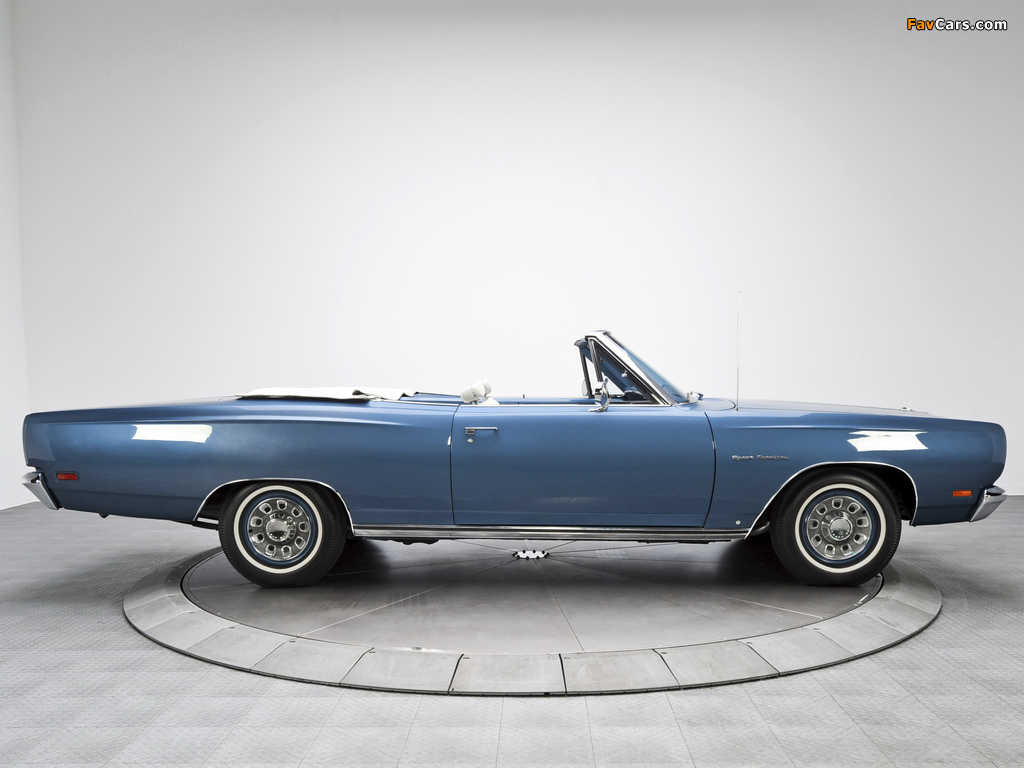 Photos of Plymouth Sport Satellite Convertible (RP27) 1969 (1024 x 768)