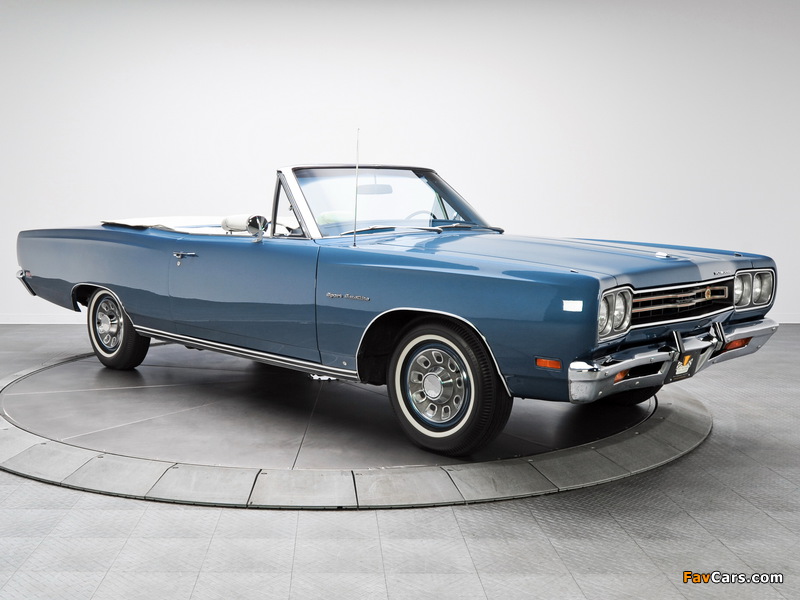 Plymouth Sport Satellite Convertible (RP27) 1969 images (800 x 600)
