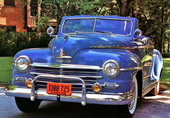 Pictures of Plymouth Special DeLuxe Convertible (P15C) 1948
