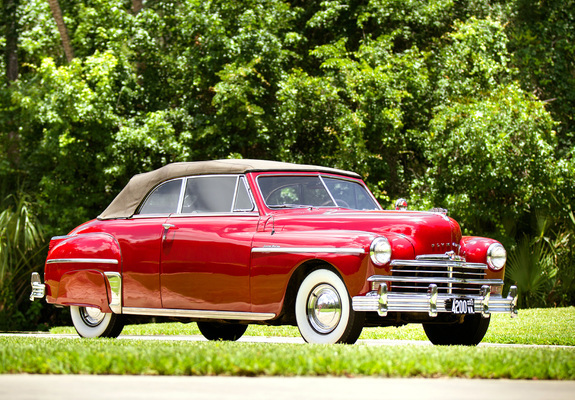 Plymouth Special DeLuxe Convertible (P18C) 1949 wallpapers