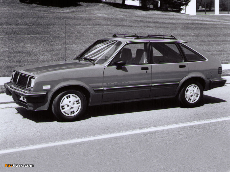 Photos of Pontiac 1000 5-door 1984–87 (800 x 600)