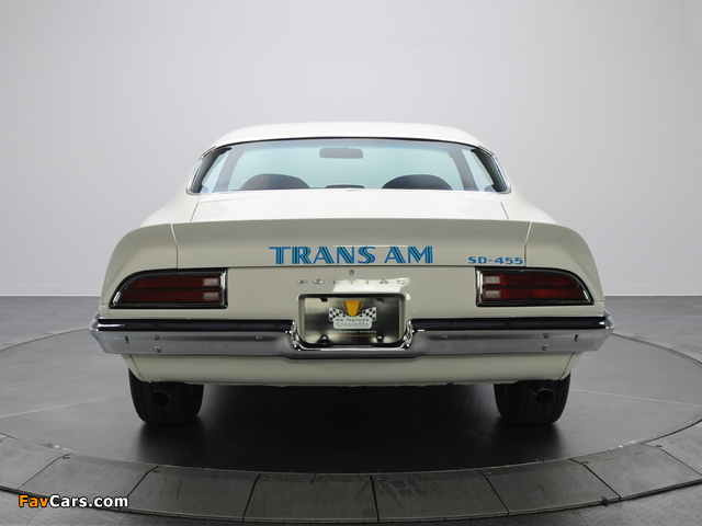 Photos of Pontiac Firebird Trans Am SD-455 1973 (640 x 480)