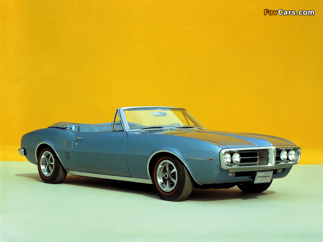 Pontiac Firebird Convertible 1967 images (640 x 480)