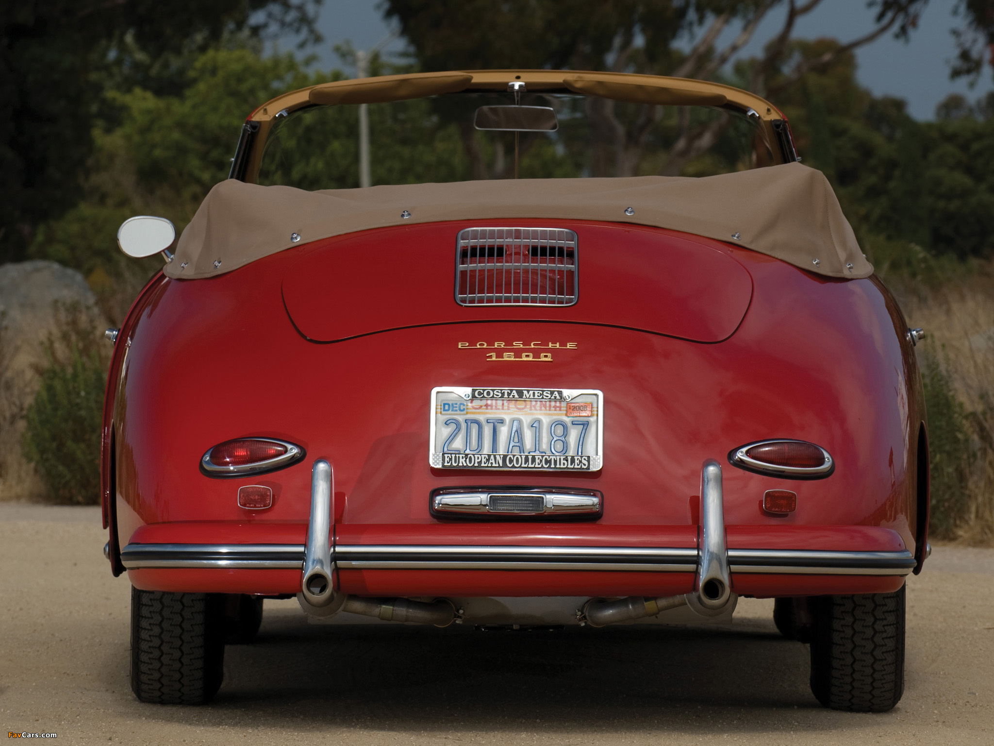 Porsche 356A Cabriolet 1955–59 pictures (2048 x 1536)