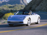 Pictures of Porsche 911 Carrera Cabriolet US-spec (996) 2001–04