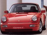 Porsche 911 Carrera 2 Coupe (964) 1989–93 wallpapers