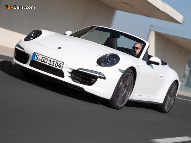 Porsche 911 Carrera 4S Cabriolet (991) 2012 photos (640 x 480)