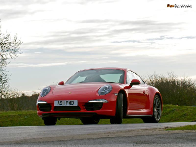 Porsche 911 Carrera 4S Coupe UK-spec (991) 2012 pictures (800 x 600)