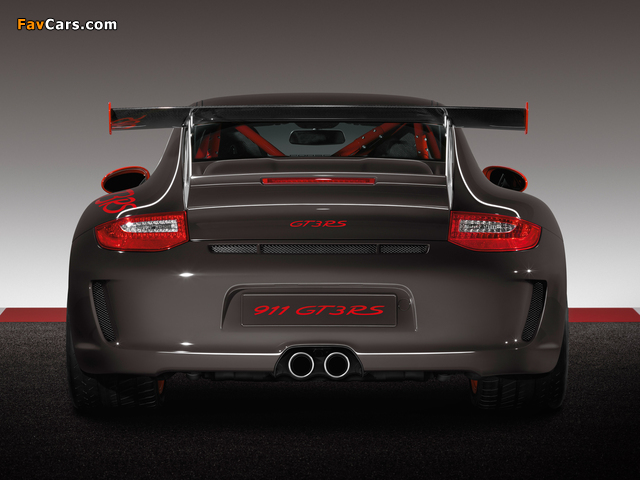Porsche 911 GT3 RS (997) 2009 wallpapers (640 x 480)