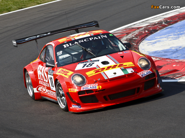 Porsche 911 GT3 R (997) 2009–12 wallpapers (640 x 480)
