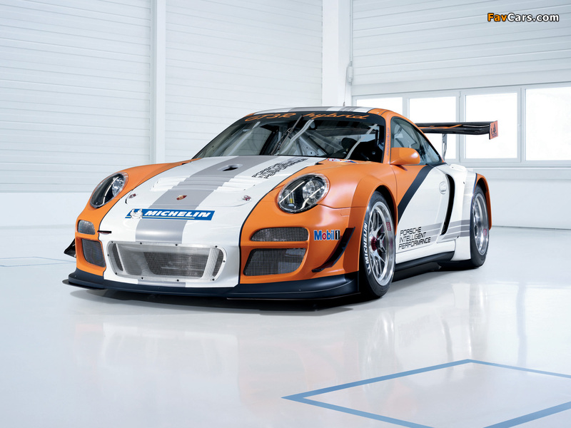 Porsche 911 GT3 R Hybrid (997) 2010 wallpapers (800 x 600)