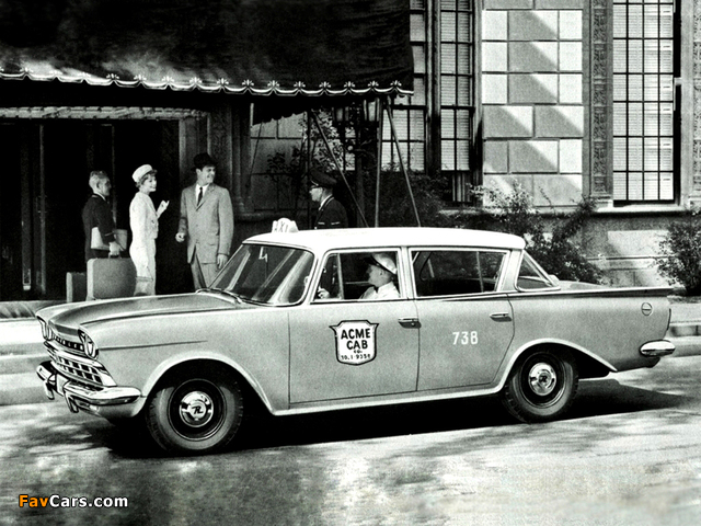Rambler Deluxe 4-door Sedan Taxi 1960 photos (640 x 480)