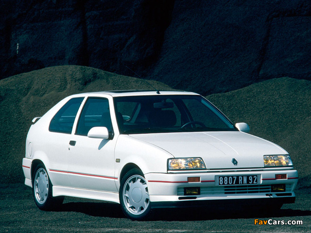 Renault 19 16V 3-door 1988–92 photos (640 x 480)