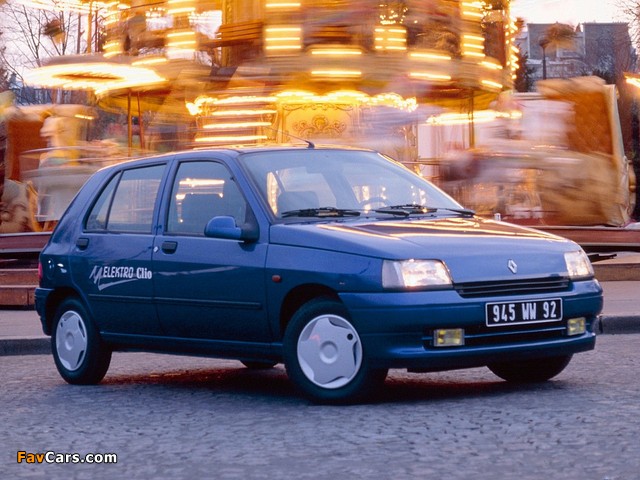 Photos of Renault Clio Electric 1992 (640 x 480)