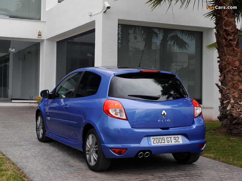 Pictures of Renault Clio GT 2009–12 (800 x 600)