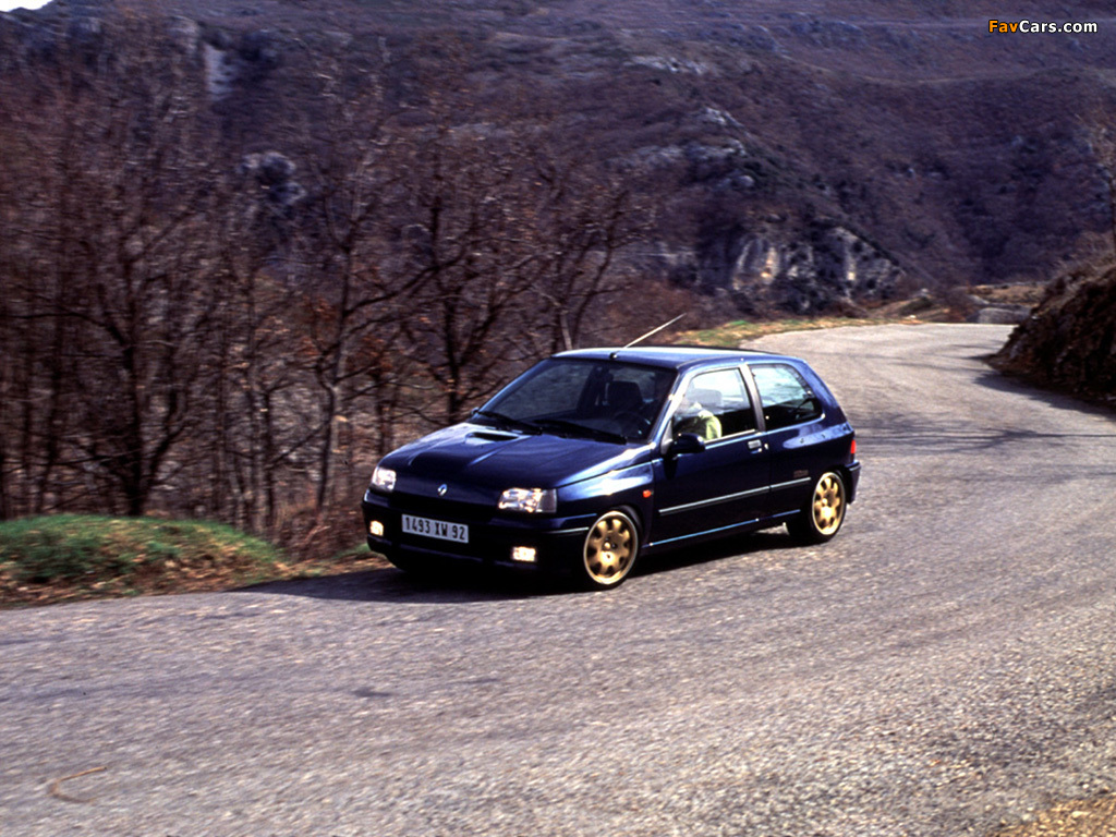 Renault Clio Williams 1993 photos (1024 x 768)