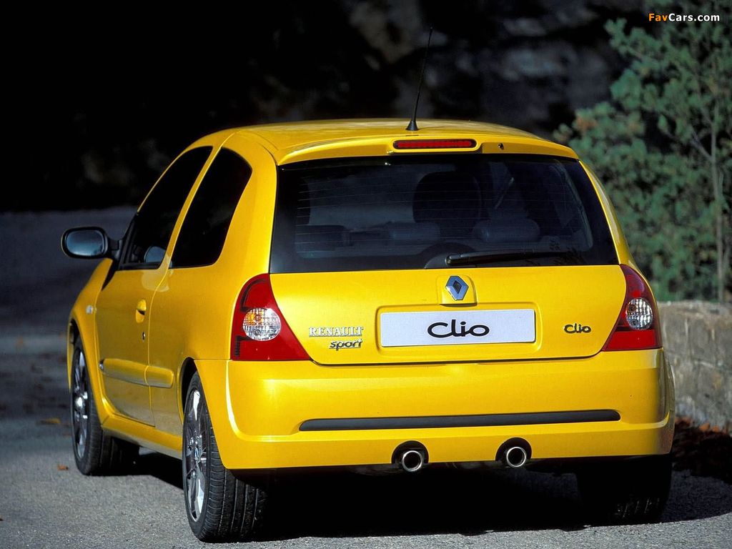 Renault Clio RS 2002–05 pictures (1024 x 768)