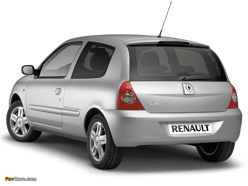Renault Clio Campus 3-door 2006–09 images (800 x 600)