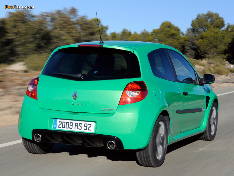 Renault Clio R.S. 200 Cup 2009–12 pictures (800 x 600)