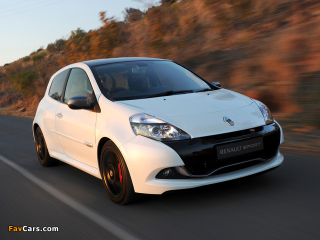 Renault Clio R.S. 20th Limited Edition ZA-spec 2010 photos (640 x 480)