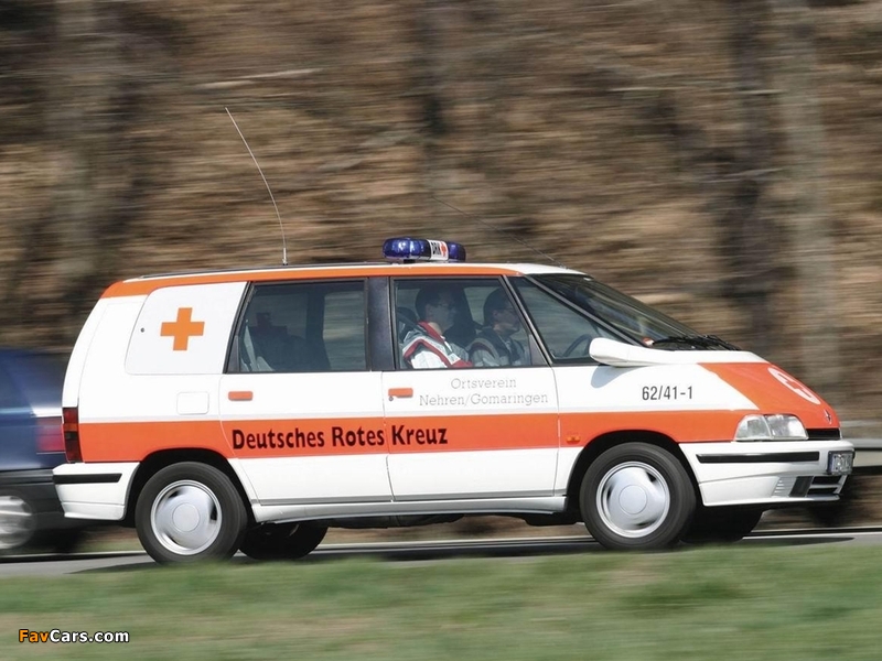 Renault Espace Ambulance (J63) 1991–96 pictures (800 x 600)
