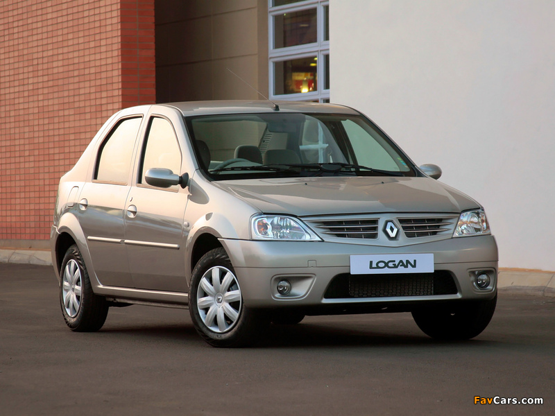Renault Logan 2007–11 wallpapers (800 x 600)