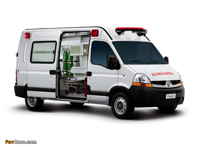 Pictures of Renault Master High Roof Ambulância BR-spec 2009–13 (640 x 480)