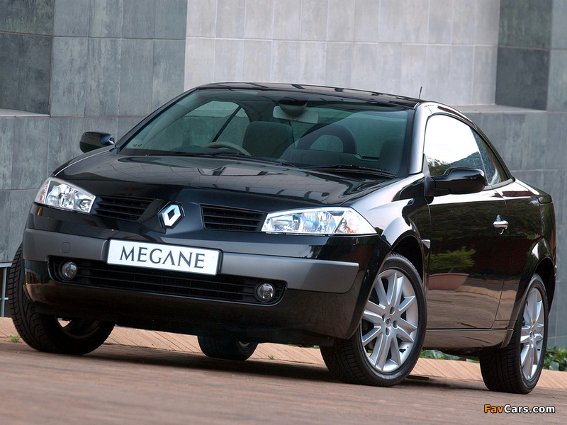 Images of Renault Megane CC ZA-spec 2003–06 (800 x 600)
